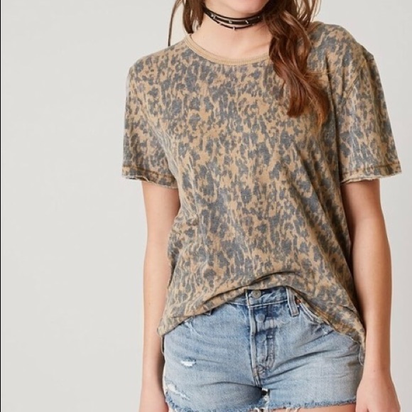 Free People Super Soft Leopard Clara Tee - Picture 2 of 10